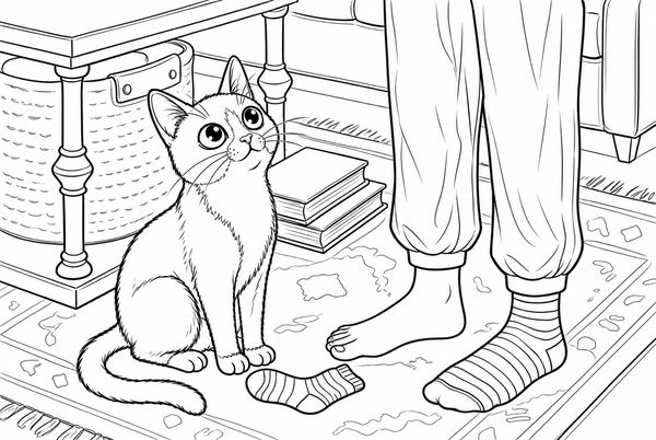 Coloring page, chapter 6