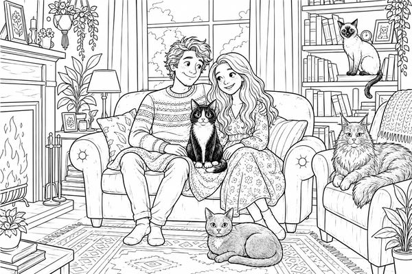 Coloring page, chapter 9